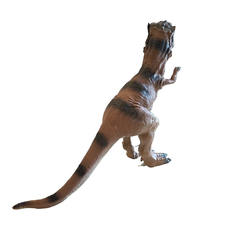 Tyrannosaurus Rex Dinosaur 2011 Large Rubber Toys R Us 12" Multicolor 2112A - Picture 4 of 9